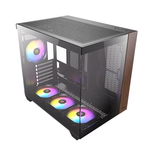 Antec CX800 Wood ARGB ATX Mid Tower Case (Black) - Image 6